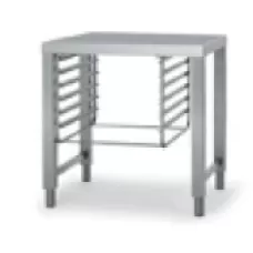 Stainless steel open stand with side runners for model CEV 101