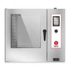 OPTIMUS 10x2/1GN Electric Direct Steam Combi Oven with Electronic Touch Screen Controls