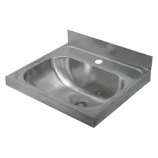 14L Wall Mounted Stainless Steel Hand Basin with Wall Brackets