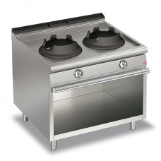 Baron Q70PCV/WG1020 Queen7 2 Hole 10Kw Wok On Open Cabinet - 1000mm