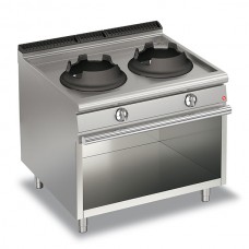 Baron Q70PCV/WG1028 Queen7 2 Hole 14Kw Wok On Open Cabinet - 1000mm
