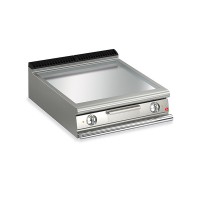 Queen7 Countertop Electric Flat Chrome Griddle Plate - 800mm
