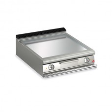 Baron Q70FT/E805 Queen7 Countertop Electric Flat Chrome Griddle Plate - 800mm