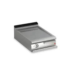 Baron Q70FT/E600 Queen7 Countertop Electric Flat Mild Steel Griddle Plate - 600mm