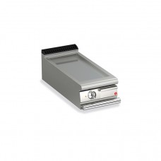 Queen7 Countertop Electric Flat Stainless Griddle Plate - 400mm