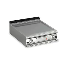 Baron Q70FT/G800 Queen7 Countertop Gas Flat Mild Steel Griddle Plate - 800mm