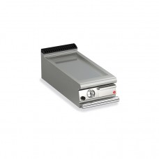 Baron Q70FTT/G403 Queen7 Countertop Gas Flat Stainless Griddle Plate Thermostat Cont. - 400mm