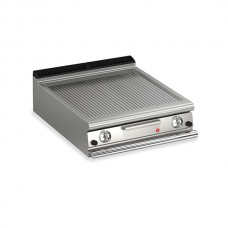Baron Q70FT/G810 Queen7 Countertop Gas Ribbed Mild Steel Griddle Plate - 800mm