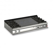 Baron Q70TP/G1603 Queen7 Countertop Gas Solid Top With 2 Burners On Left and Right - 1600mm