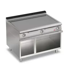 Baron Q70FTV/E1200 Queen7 Electric Flat Mild Steel Griddle Plate On Open Cabinet - 1200mm