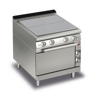 Queen7 Electric Solid Top Range with Electric Oven - 800mm