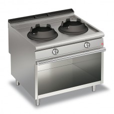 Baron Q90PCV/WG1020 Queen9 2 Hole 10Kw Wok On Open Cabinet - 1000mm