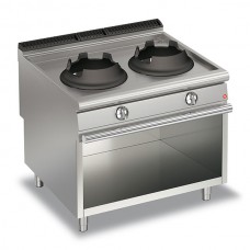 Baron Q90PCV/WG1028 Queen9 2 Hole 14Kw Wok On Open Cabinet - 1000mm