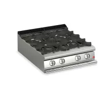 Queen9 4 Burner Countertop Gas CookTop With Self Cleaning System - 800mm