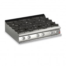 Queen9 6 Burner Countertop Gas CookTop With Self Cleaning System - 1200mm