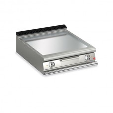 Queen9 Countertop Electric Flat Chrome Griddle Plate - 800mm
