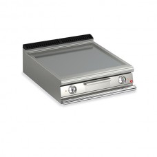 Baron Q90FT/E800 Queen9 Countertop Electric Flat Mild Steel Griddle Plate - 800mm