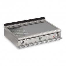 Baron Q90FT/E1220 Queen9 Countertop Electric Flat/Ribbed Mild Steel Griddle Plate - 1200mm