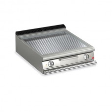 Baron Q90FT/E815 Queen9 Countertop Electric Ribbed Chrome Griddle Plate - 800mm