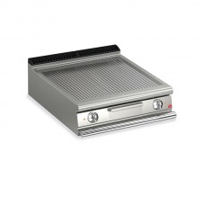 Baron Q90FT/E810 Queen9 Countertop Electric Ribbed Mild Steel Griddle Plate - 800mm
