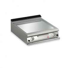 Baron Q90FTT/G805 Queen9 Countertop Gas Flat Chrome Griddle Plate Thermostat Cont. - 800mm