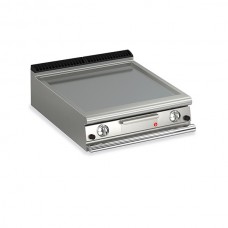 Baron Q90FT/G800 Queen9 Countertop Gas Flat Mild Steel Griddle Plate - 800mm