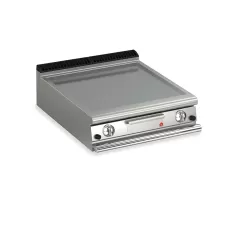 Baron Q90FTT/G800 Queen9 Countertop Gas Flat Mild Steel Griddle Plate Thermostat Cont. - 800mm