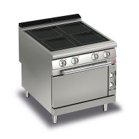 Queen9 Electric Ceramic Glass Range With Electric Oven - 800mm
