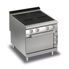 Baron Q90PCF/VCE800 Queen9 Electric Ceramic Glass Range With Electric Oven - 800mm