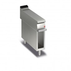 Baron Q90NEV/200 Queen9 Equipment Matching Stainless Bench Top On Open Cabinet - 200mm
