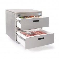 Refrigeration Unit w/ Rear Engine - Double Drawer (Direct)