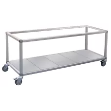 Trolley to suit all 2 row by 4 pan sized foodbars and bain maries