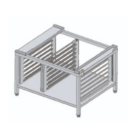 Stainless Steel Stand With 12 Sets Of Guides To Hold GN 1/1 and 2/1 Trays