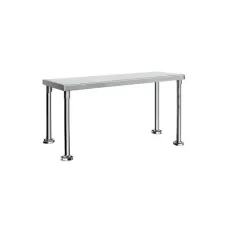 Modular Systems by FED WBO1-1500 Premium Single Tier Stainless Bench Overshelf, 1500mm