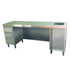 Stainless Steel Multipurpose Utility Bench With Sink