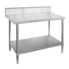 Modular Systems by FED WBB7-0600/A Premium Stainless Steel Bench With Splashback 600x700