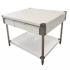 Modular Systems by FED SWBD10-1200 Stainless Steel Work Bench With 3 Drawers Back And Front 1200Mm