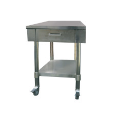 Modular Systems by FED SWBD7-1 Low Height SS Bench With 1 Drawer, 610x775mm