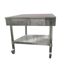 Modular Systems by FED SWBD7-2 Low Height SS Bench With 2 Drawers, 915x775mm