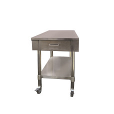 Modular Systems by FED SWBD8-1 Low Height SS Bench With 1 Drawer, 610x850mm
