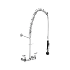 Clean a Jet by 3monkeez T-3M53430 Stainless Steel Exposed Wall Mounted Pre Rinse Unit