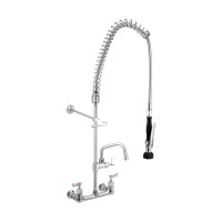 Stainless Steel Exposed Wall Mounted Pre Rinse Unit with 6