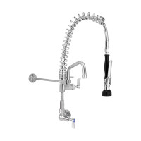 Compact Stainless Steel Single Wall Mount Pre-Rinse with 12