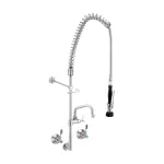 Concealed Wall Mount Stainless Steel Pre Rinse Unit with 6