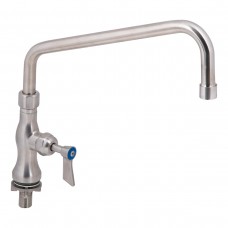 12 Stainless Steel Single Hob Mounted Tap