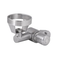 Push Button Angled Bubbler with Metal Mouthguard