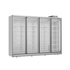 4 Glass Door Supermarket Remote Refrigerator 2947L