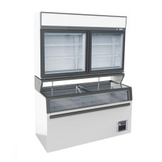 Combination Supermarket Chest/Display Freezer, 948L 1455mm