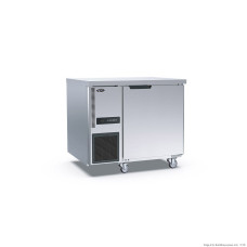 Thermaster by FED TS900TN S/S Single Blind Door Bench Fridge 900X600X865mm