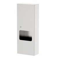Paper Towel Dispenser With Waste Receptacle (6.5L) Recessed Model